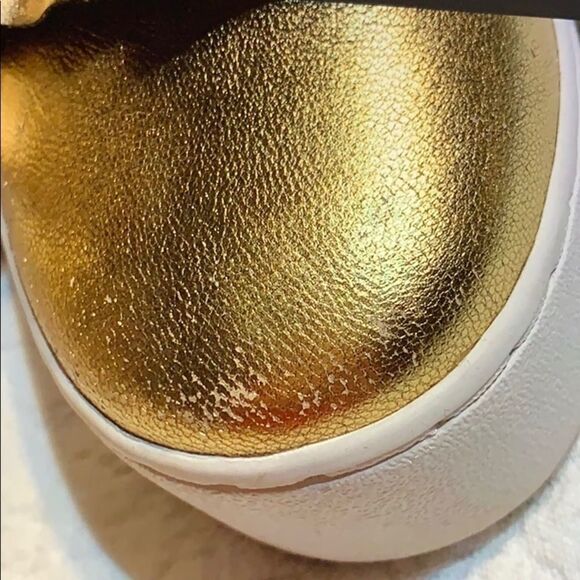 Michael MK gold slip on shoes, 9 - Picture 6 of 8